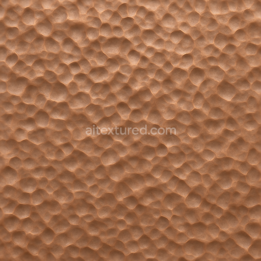 Seamless shiny metal 3d texture pbr 8k hammered copper with metal dents and metal emboss details