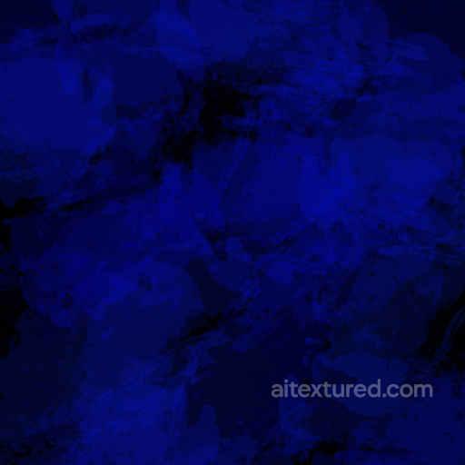 Deep Blue Watercolor Texture with Abstract Brush Strokes seamless Watercolor texture PBR texture