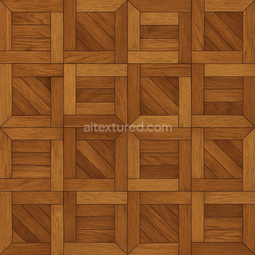 Patterned Parquet Floor Seamless Texture