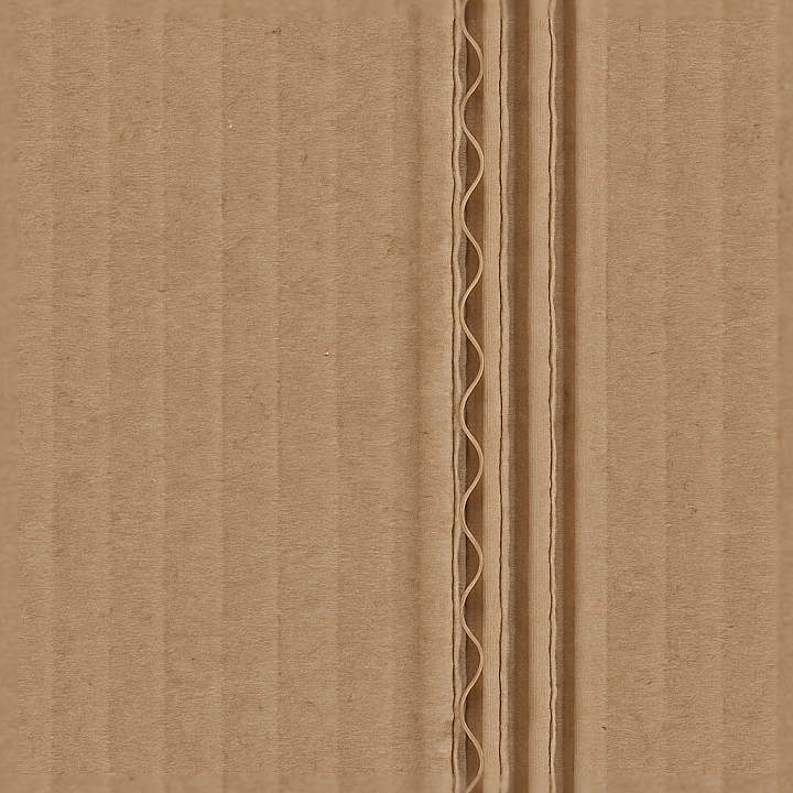 Of Cardboard Fiber With Cardboard Fluting And Layered Surface Details seamless PBR texture preview