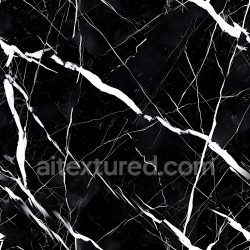 seamless Seamless 3D Black Marquina Marble PBR Texture with Bold White Veins texture 8k free download PBR