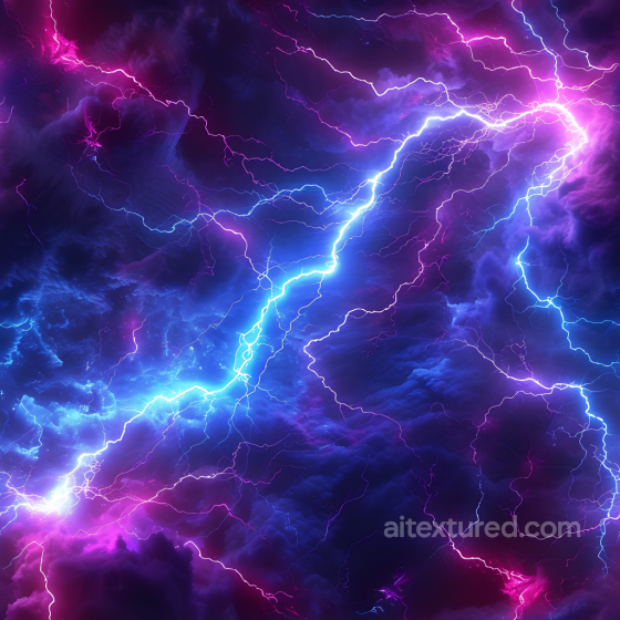 Star, Space, Planets Texture of Cosmic Energy Lightning Nebula in Vibrant Blues and Magen… Star, space, planets texture preview