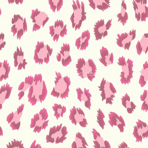 Preview — Seamless 3D PBR Texture Featuring Pink Leopard Print Pattern on Fabric