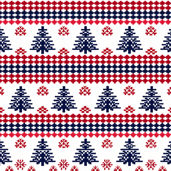 Featuring Pixelated Christmas Trees and Snowflakes All Christmas Digital paper texture preview