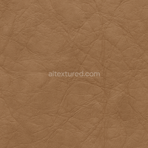 Seamless 3D Texture PBR 8K Soft Grain Vegetable Tanned Leather