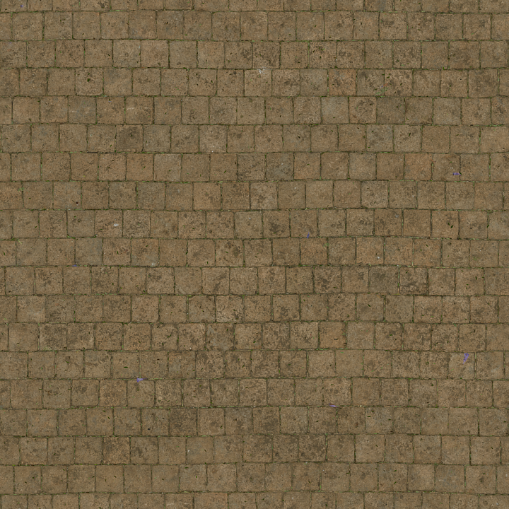 Dry Rock Floor - Rock Floor Pathway Paving Stone Cobblestone seamless PBR texture preview