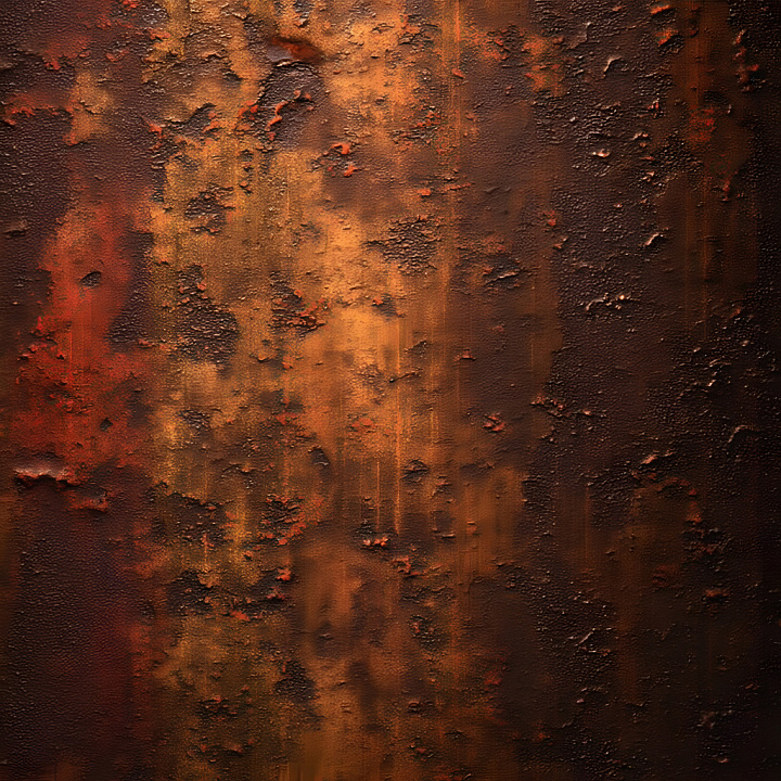 Rusty Metal With Rough Cracked And Pitted Surface seamless PBR texture preview