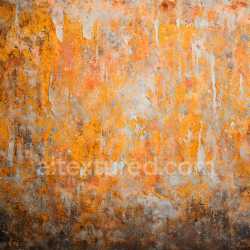 seamless Seamless 3D Rusty Cracked Metal PBR Texture with Vibrant Orange and Weathered Details texture 8k free download PBR