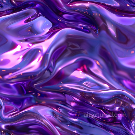 Featuring Glossy Purple Iridescent Fluid Surface Glossy texture preview
