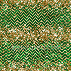 seamless Seamless 3D PBR Texture of Glittery Gold and Green Chevron Fabric with Sparkling Confetti texture 8k free download PBR