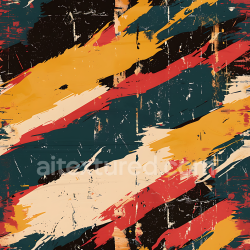 seamless Seamless 3D Stylized Brushstroke Camouflage PBR Texture with Bold Color Streaks texture 8k free download PBR