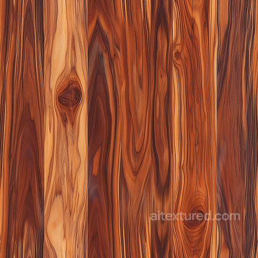 Rustic Knotty Wood Planks Seamless Texture with Warm Grain seamless Wood PBR texture
