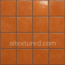 seamless Shiny Terracotta Tile Texture Seamless 1024X1024 texture 1024x1024 free download PBR