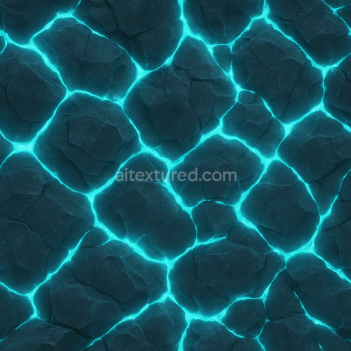 Glowing Rock Seamless Texture
