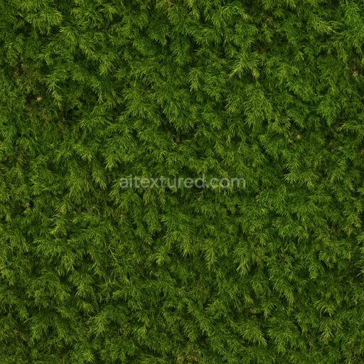 Detailed Forest Moss Texture Seamless 1024X1024