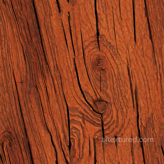 Rustic Redwood Planks Texture with Knots and Deep Grain Wood texture preview