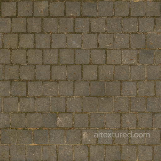 Gray Concrete Cobblestone seamless Concrete PBR texture