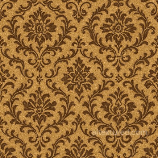 Ornate Patterned Carpet Seamless Texture seamless Carpet PBR texture