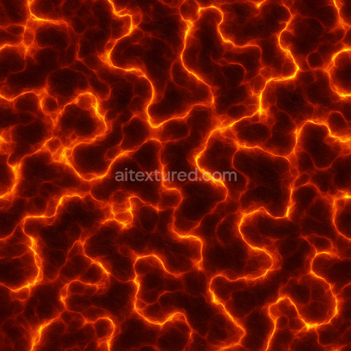 Seamless Molten Surface Texture