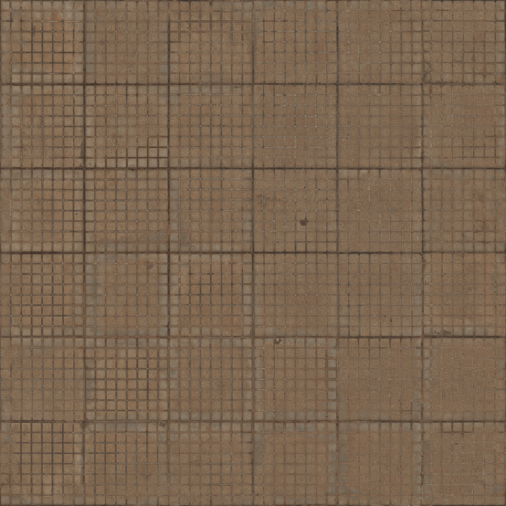 Square Concrete Pavers Asphalt seamless PBR texture preview