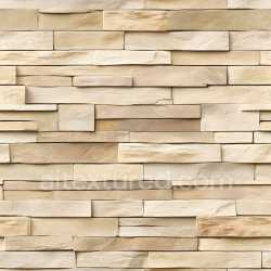 seamless Seamless 3D PBR Cracked Beige Brick Wall Texture with Natural Stone Variations texture 8k free download PBR