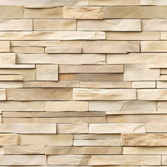 Cracked Beige Brick Wall Texture with Natural Stone Variations Brick texture preview