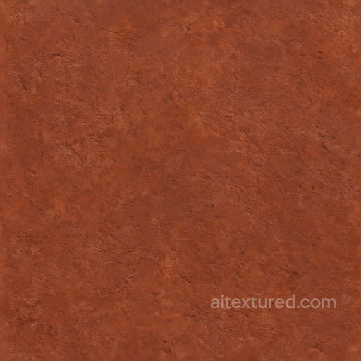 Seamless 8K PBR 3D Texture Of Rough Distressed Handmade Terracotta Tile With Red Tones An… texture preview