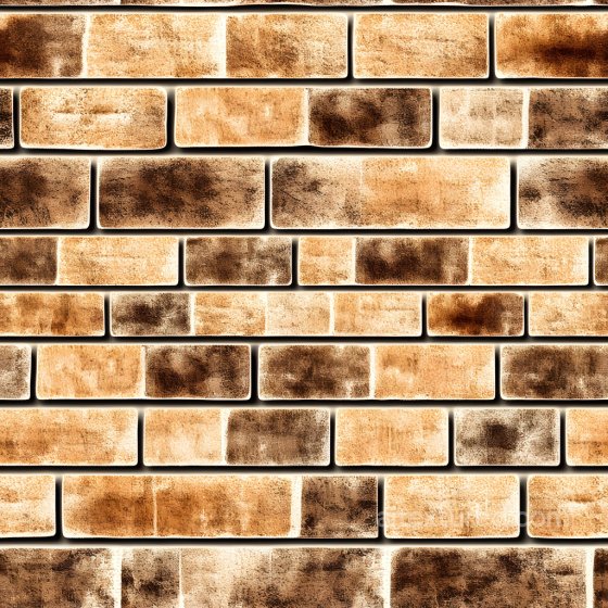 Cracked Brick Wall Texture with Weathered Earthy Tones Brick texture preview