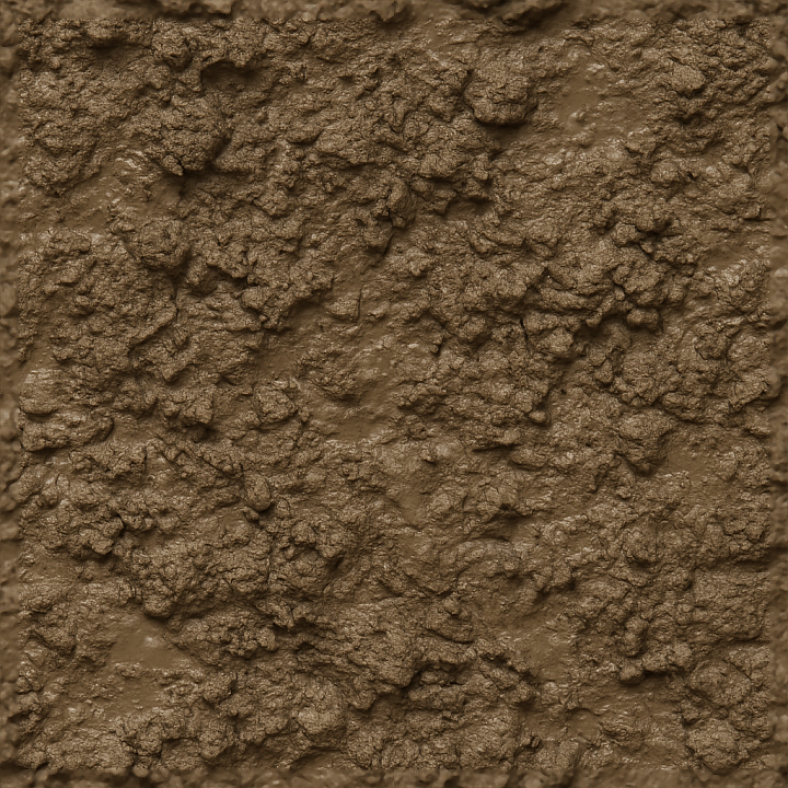 Muddy Swamp Surface With Mud Organic Matter And Moisture seamless PBR texture preview