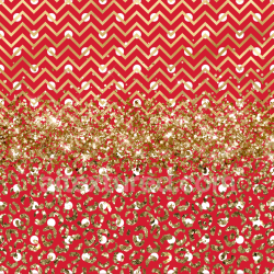 seamless Seamless 3D PBR Texture with Gold Glitter Leopard and Chevron Patterns on Red Background texture 8k free download PBR
