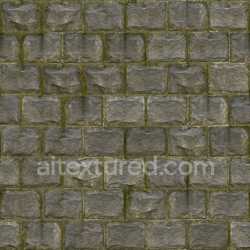 seamless Bricks Seamless Pbr Tileable Texture Stone Weathered Gray Rough Hard texture 8k free download PBR