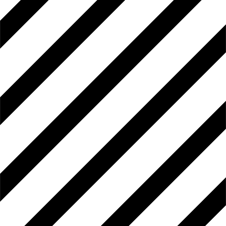 Watercolor Stripes of Bold Black and White Diagonal Stripes Pattern seamless PBR texture preview