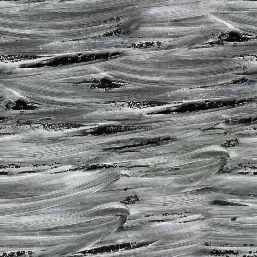 Seamless smear PBR texture in grayscale for 3D use