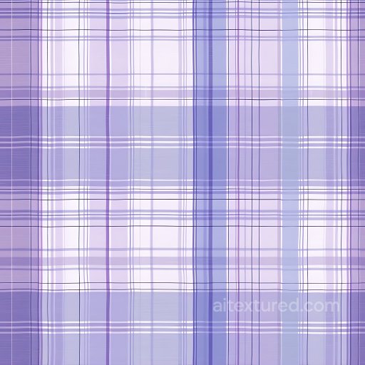 Seamless 3D PBR Purple Lavender Plaid Fabric Texture with Subtle Gradient texture preview