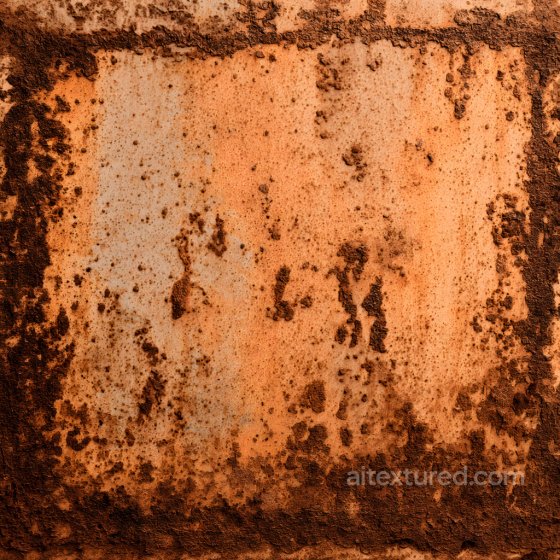 rusty metal PBR texture with deep corrosion and holes Rust texture preview