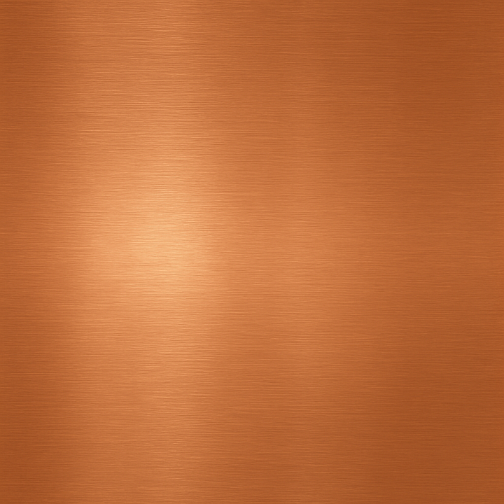 Polished Copper seamless PBR texture preview