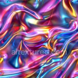 seamless Seamless 3D PBR Texture of Glossy Iridescent Fabric with Multicolor Highlights texture 8k free download PBR