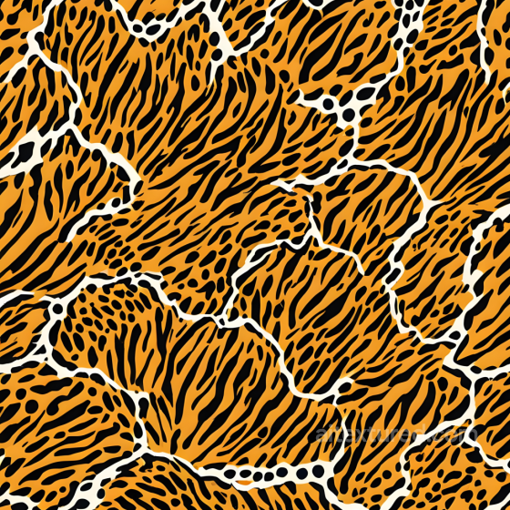 Leopard Print Fabric Texture with Bright Orange and Black Pattern Leopard Print texture preview