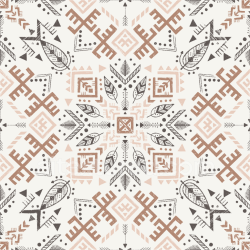 seamless Seamless 3D PBR Boho Fabric Texture Featuring Soft Tribal Patterns and Earthy Tones texture 8k free download PBR