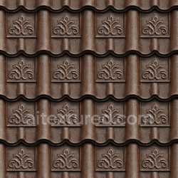 seamless Decorative Metal Roofing Texture Seamless texture 8k free download PBR