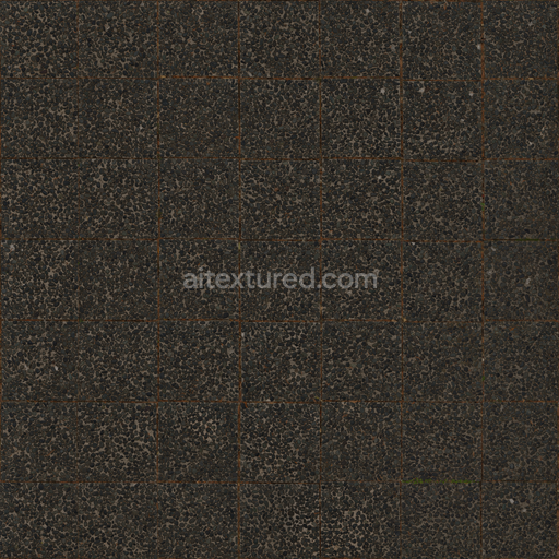 Pebble Embedded Concrete — Pavers Rough Outdoor Rough Outdoor Durable — PBR seamless 3D texture