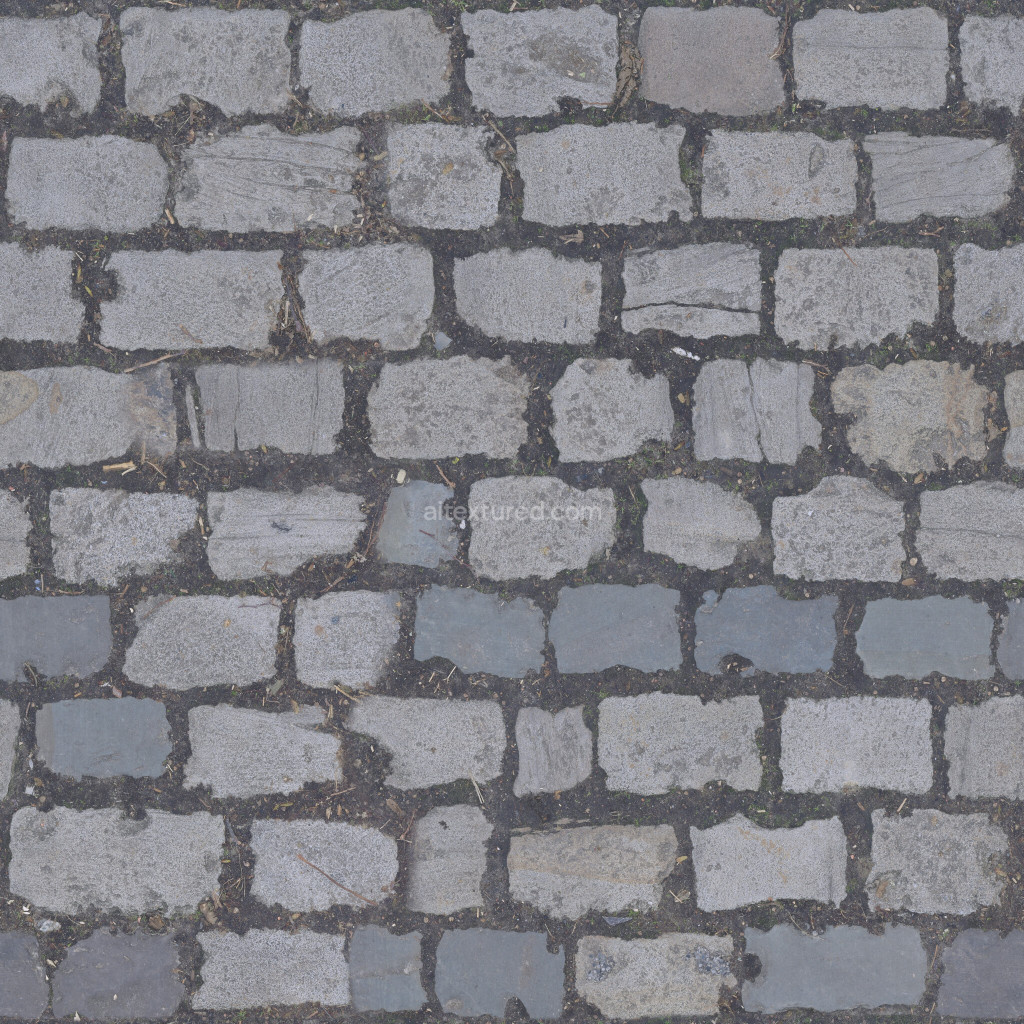 seamless paving stones texture in gray tones