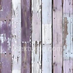 seamless Seamless 3D Rustic Painted Wood Planks PBR Texture with Worn Purple and White Finish texture 8k free download PBR