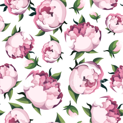 seamless Seamless 3D PBR Texture Featuring Pink Peony Floral Vector Pattern texture 8k free download PBR