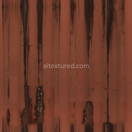 Rusty Painted Metal — Corrosion Industrial Metal Painted Corrosion Industrial — PBR seamless 3D texture