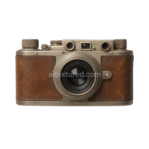 Handheld Vintage Leather Camera