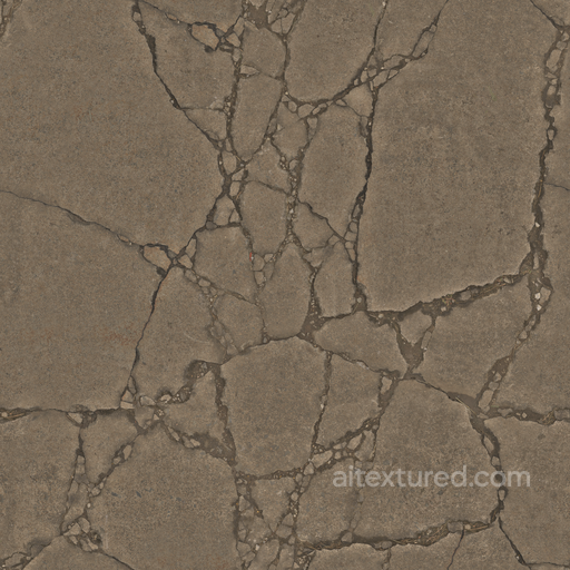 Cracked Concrete - Cracked Cracks Concrete Weathered Cracked seamless Concrete PBR texture