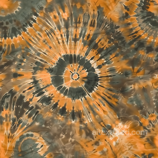 Tie-Dye Inspired Camouflage PBR Texture with Organic Radial Patterns seamless Color Camouflage PBR texture