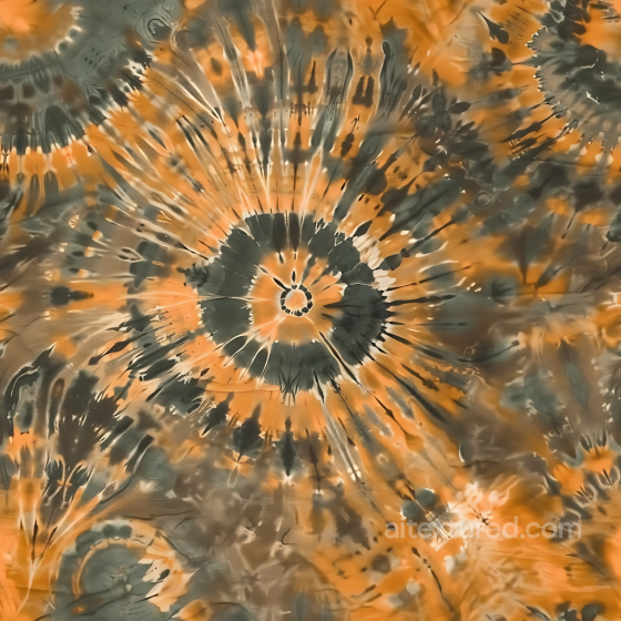 Tie-Dye Inspired Camouflage PBR Texture with Organic Radial Patterns Color Camouflage texture preview