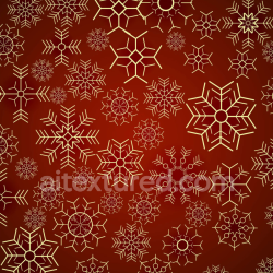 seamless Seamless 3D PBR Texture of Red Christmas Digital Paper with Gold Snowflake Pattern texture 8k free download PBR